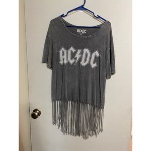 AC/DC fringe shirt size XL